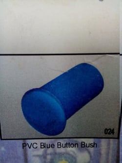 Plastic Blue Button Bush